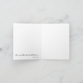 ライフカードのツリー サンキューカード (内部)