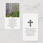 ライフカードの葬儀お祝い 名刺 (正面/裏面)