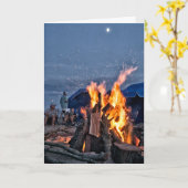 ライフガードのデューイのビーチ カード (黄色い花)