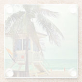 ライフガードの場所|Florida ガラスコースター (裏面)