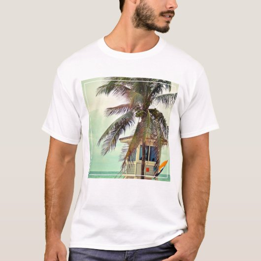 ライフガードの場所|Florida Tシャツ (正面)