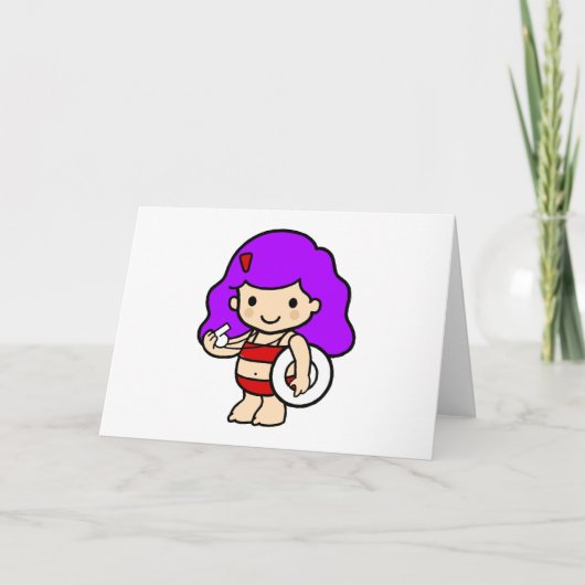 ライフガードの女の子2 カード (正面)