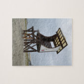 ライフガードの立場のWrightsvilleのビーチ ジグソーパズル (横)