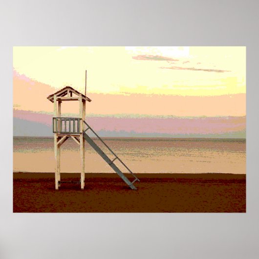 ライフガードオンビーチポスター ポスター (正面)