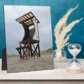 ライフガードスタンドライトズビルビーチ フォトプラーク (側面)