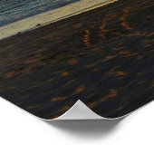 ライフガードステーションアットサンタモニカビーチカリフォルニア ポスター (角)