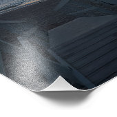 ライフガードタワーアットサンセット – ヴェネツィアビーチ, CA フォトプリント            (角)