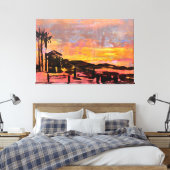 ライフガードタワー棚 キャンバスプリント (インサイチュ (寝室))