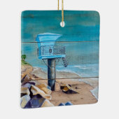 ライフガードタワー19ロッキービーチ セラミックオーナメント (右)