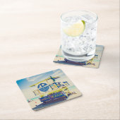 ライフガードタワー|の南ビーチ、マイアミ、Fl スクエアペーパーコースター (インサイチュ)