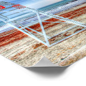 ライフガードビーチ椅子ポスタープリントニューポート ポスター (角)