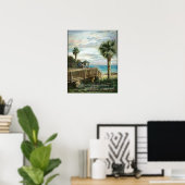 ライフガード付きボードウォーク – Psalm 143:8a ポスター (ホームオフィス)