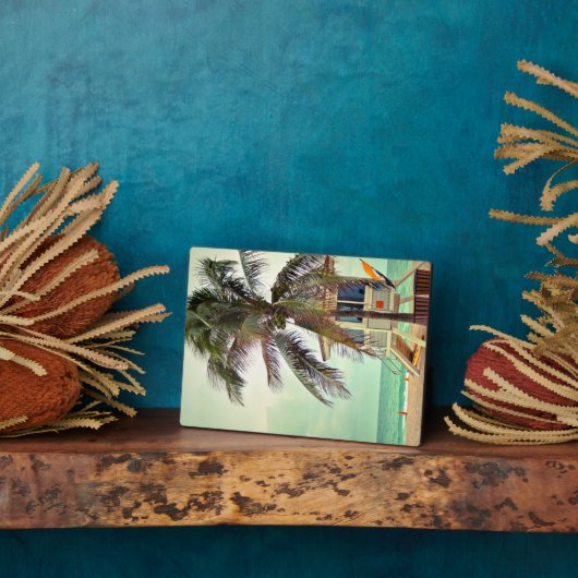 ライフガード駅 |フロリダ フォトプラーク (側面)