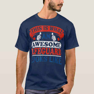 ライフガード かっこいいライフセイバーTシャツ Tシャツ