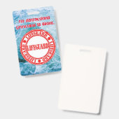 ライフガード/ウォーターウォッチャーバッジ バッジ (正面＆裏面)