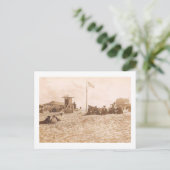 ライフガード、ハーヴィー杉、ニュージャージーヴィンテージ ポストカード (スタンド正面)