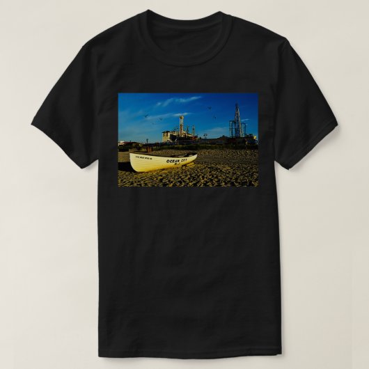 ライフガードLIfeboat海シティニュージャージー Tシャツ (デザイン正面)