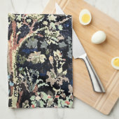 ライフキッチンタオルのウィリアム・モリスの木 キッチンタオル (四つ折り)