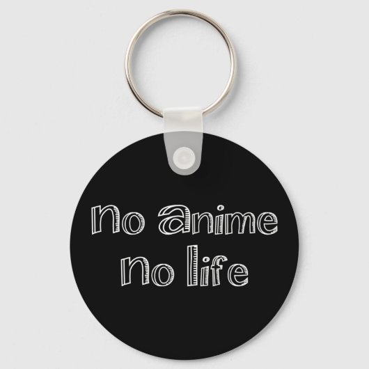 ライフキーチェーンのないアニメ キーホルダー (正面)