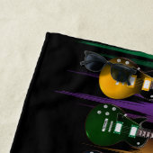 ライフギターの音楽 ビーチタオル (インサイチュ)