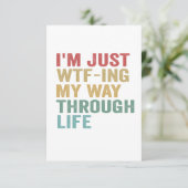 ライフギフトの道を進んでいおもしろいる サンキューカード (スタンド正面)