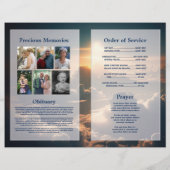 ライフクラウドの葬儀プログラムお祝い チラシ (裏面)