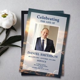 ライフクラウドの葬儀プログラムお祝い チラシ