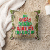 ライフクリスマスツリーのオルガン与えドナの私のギフト クッション (ブランケット)