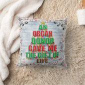 ライフクリスマスツリーのオルガン与えドナの私のギフト クッション (ブランケット)