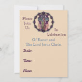 ライフクロスイースターの木の招待状 招待状 (裏面)