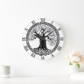 ライフクロックのツリー ラージ壁時計 (ホーム)