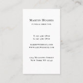 ライフグリーンの葬儀ディレクターの木 名刺 (裏面)