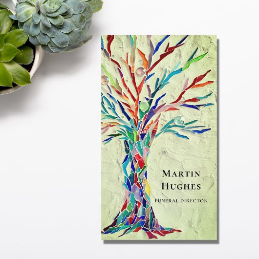 ライフグリーンの葬儀ディレクターの木 名刺