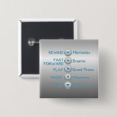 ライフコントロールボタンシルバーボタン 缶バッジ (正面&裏面)