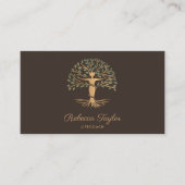 ライフコーチのツリーのライフセラピストヨガヒーラー 名刺 (正面)