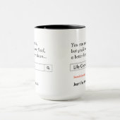 ライフコーチへのカスタムギフト マグカップ (中央)