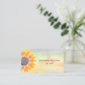 ライフコーチウォーターカラー 名刺 (スタンド正面)