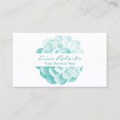 ライフコーチカウンセラーミニマリスト多肉性フローラ 名刺 (正面)