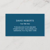 ライフコーチカウンセラーモダンブルーツリー 名刺 (裏面)