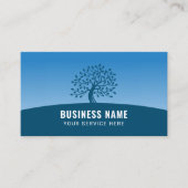 ライフコーチカウンセラーモダンブルーツリー 名刺 (正面)