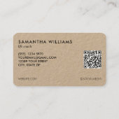 🛤️ライフコーチカスタムQR写真 名刺 (裏面)