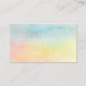 ライフコーチカラフルフローラ名刺 名刺 (裏面)