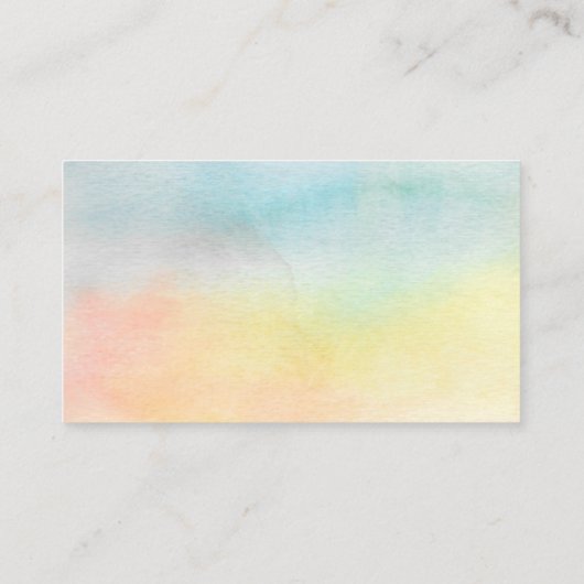 ライフコーチカラフルフローラ名刺 名刺 (裏面)