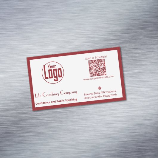 ライフコーチカンパニーロゴ名刺マグネット マグネット名刺 (インサイチュ)