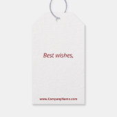 ライフコーチスモールカスタムビジネスラベル ギフトタグ (裏面)