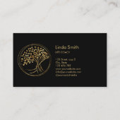 ライフコーチセラピストスパウェルネス化粧品ツリーB 名刺 (裏面)