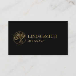 ライフコーチセラピストスパウェルネス化粧品ツリーB 名刺