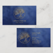 ライフコーチセラピストスパウェルネス化粧品ツリーB 名刺 (正面/裏面)