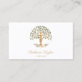 ライフコーチツリーのライフセラピストヨガヒーラーブシ 名刺 (正面)