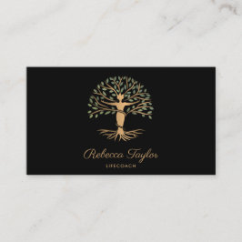 ライフコーチツリーのライフセラピストヨガヒーラーブシ 名刺